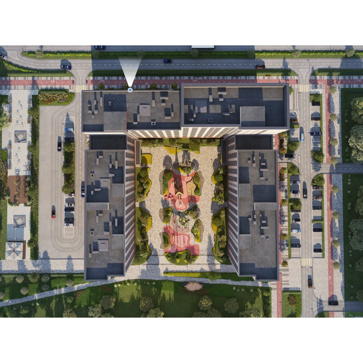 Вид из окна 1-комнатная 29 кв. м