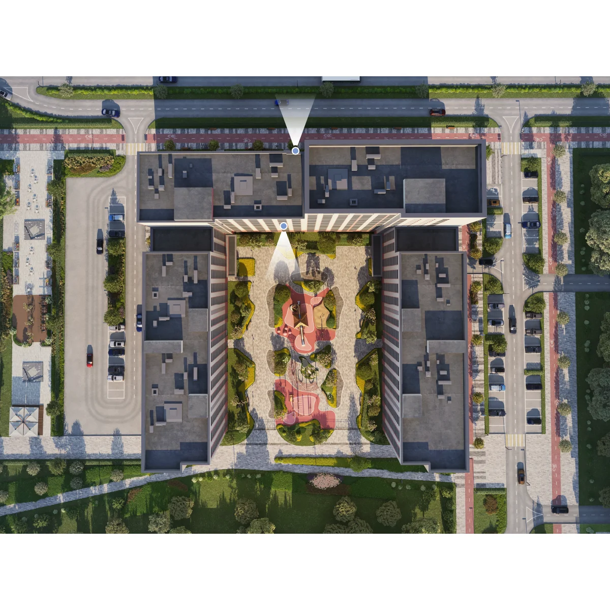 Вид из окна 3-комнатная 91.9 кв. м